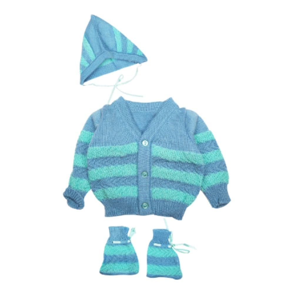 Mee Mee Baby Sweater Sets (Blue, Green)